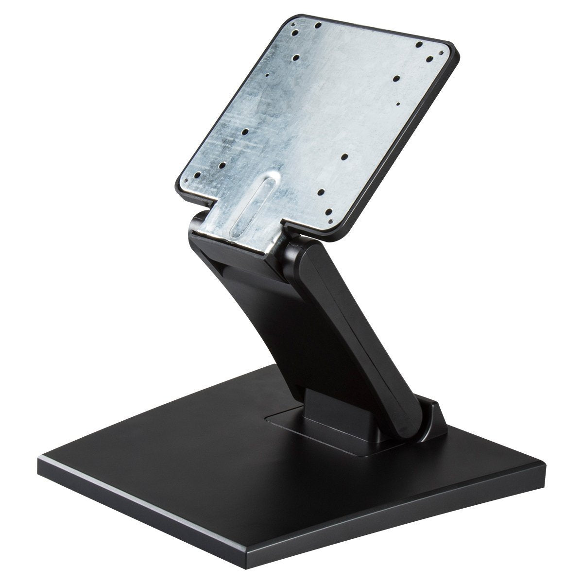  yeshine Adjustable LCD Monitor Stand Metal Folding Monitor Stand  Touch Screen Monitor Desk Bracket with VESA Hole 75x75mm&100x100mm All in  One PC Stand Single Monitor Stand Mount(Black) : Electronics